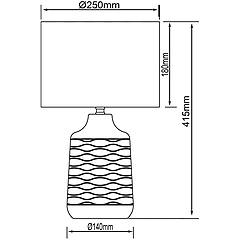 Brilliant Lampada Da Tavolo Ilysa Tl1 / E14 / W/o Bulb E14