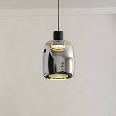 Eglo Lampada Led A Sospensione Molochio-z A 1 Luce Nero
