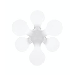 kdln lampada da tavolo atomium bianca ø 58 cm