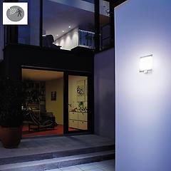 Steinel Applique Moderno Da Esterno L 20 Grigio Con Sensore