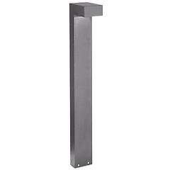 ideal lux lampione sirio antracite alluminio altezza 60 cm