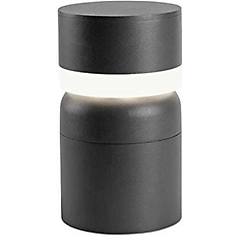 faro lampioncino led sete grigio scuro