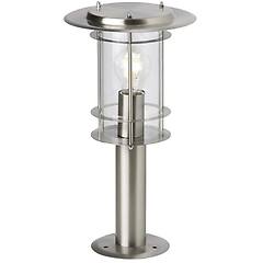 Brilliant Lampione Da Giardino York H 40 Cm Argento Ip44