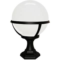 Elstead Lampione Da Giardino Glenbeigh-ped-po H 39 Cm Nero