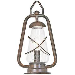 Elstead Lampione Da Giardino Miners H 37 Cm Bronzo Ip44
