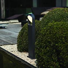 Lutec Lampione Da Giardino Led Fele H 70 Cm Antracite