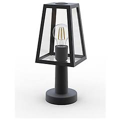 Lutec Lampione Da Giardino Fia H 33. 8 Cm Nero Ip44