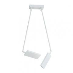 fan altro plafoniera a led 2 luci luce design book pl bco bianco 16x25x85 cm