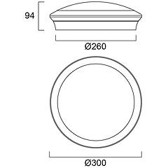 Sylvania Start Surface Soffitto ø 30 Cm Multipower