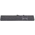 usb numeric keyboard kb-1243 110 keys 2x usb aluminum french layout macos space grey new