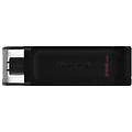 technology 70 unita' flash usb 256gb usb tipo-c 3. 2 gen 1 nero