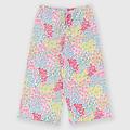 pantalone in seersucker da bambina bianco taglia 12m