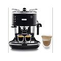 macchina caffè espresso icona classic eco311. bk 1100 w nero