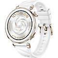 smartwatch watch gt5 pro 42mm amoled gps 323mah fluoroelastómero bianco