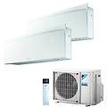 climatizzatore condizionatore dualsplit emura 3 nuovo 2024 2mxm50a + ftxj25aw + ftxj35aw 9000+12000
