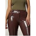 pantaloni wr. up vita regular a zampa in tessuto latex shopping bag donna medium