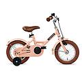 bici bambino dutchy 12 pollici rosa opaco con rotelle