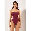 costume intero refined 3d donna bordeaux m