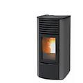 termostufa a pellet clio hydro 23 in ghisa e acciaio 23 kw silver