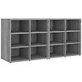 - scarpiere 2 pz grigie sonoma 52 5x30x50 cm