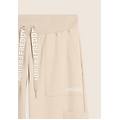 pantaloni con tasche applicate e logo whitecup gray donna extra small