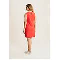 vestito senza maniche in jersey con dettagli floreali poppy red donna small