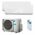 condizionatore perfera wall dual split 5000+18000 btu inverter a+++ wifi unità esterna 5 0 kw