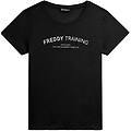 freddy. t-shirt '' training'' in jersey fiammato tshirt ritiro gratis