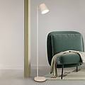 piantana led a batteria blake sabbia metallo dimmerabile