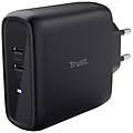 maxo 65w caricabatterie usb-c a doppia porta ricarica rapida universale pps nero