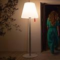 edison the giant piantana led grigio chiaro