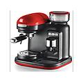 macchina caffè espresso caffe'espresso con macina 1080 w rossa/nera