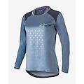 maglia stella alps 6. 0 manica corta blu donna s