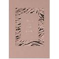 t-shirt regular fit con grafica e borchie dorate pink zebra animalier donna extra large