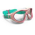 maschera piscina viso piccolo swimdow rosa-verde