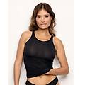top a costine soft modal rib / nero / m nero