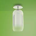 gople mini plafoniera argento/argento
