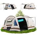 tenda campeggio familiare kambo 4 persone outdoor 1x cabine tunnel