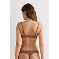 reggiseno super push-up gioia the silky touch microfiber donna naturale taglia 2d