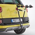 portabici sospeso per 2 biciclette con vano porta libri e antifurto rapide su sf