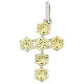 ciondolo croce oro bianco gl101657