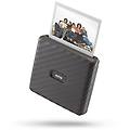 instax link wide mocha grey stampante compatta per smartphone stampa a sviluppo istantaneo in grande