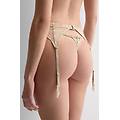 reggicalze silky flowers donna naturale taglia tu