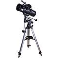 bresser. telescopio pluto 114/500 eq con adattatore per smartphone cannocchiale da puntamento ritiro