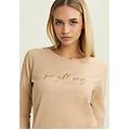 t-shirt a maniche lunghe con scritta something amazing ginge root donna xx large