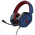 cuffie gaming multipiattaforma gxt492sm carus superman rosso e blu