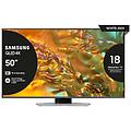q80d tv qled 4k 50 qe50q80datxzt smart tv wi-fi eclipse silver 2024 processore nq4 ai gen2 4k ai