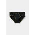 slip cotone superior profili camouflage uomo nero taglia 6