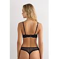 reggiseno a triangolo tiziana pretty flowers donna nero taglia 2b