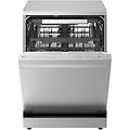 lavastoviglie libera installazione 14 coperti classe a vapore wi-fi grigia